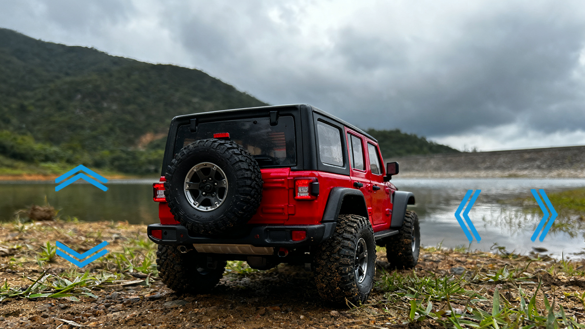 越野車操作示意